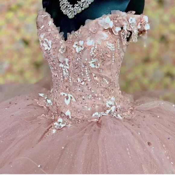 Mori Lee Blush pink quinceañera Dress ! - Picture 1 of 6